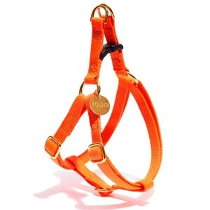 FOUND MY ANIMAL ORANGE COTTON DOG & CAT HARNESS size large